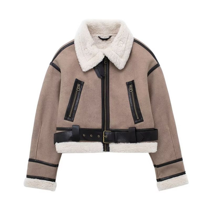 Women's Clothing fur double-sided short jacket _autovado.com