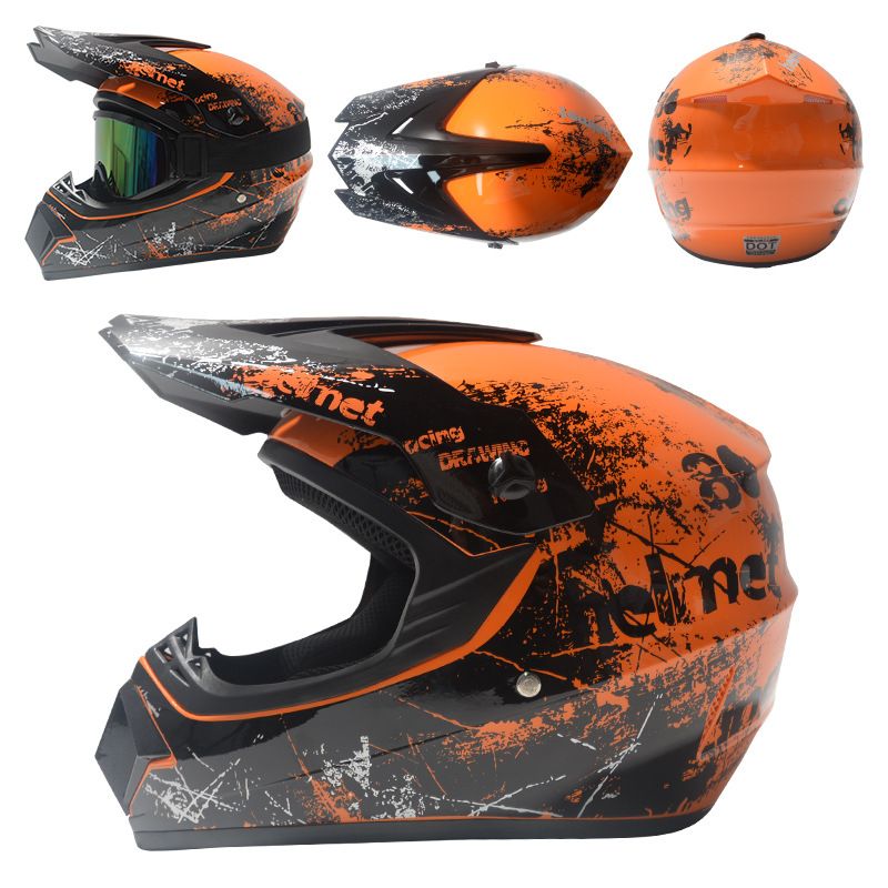 New Flower Mountain Bike Cross Country Helmet ATV Helmet Speed Down Tot Teen Kart_autovado.com