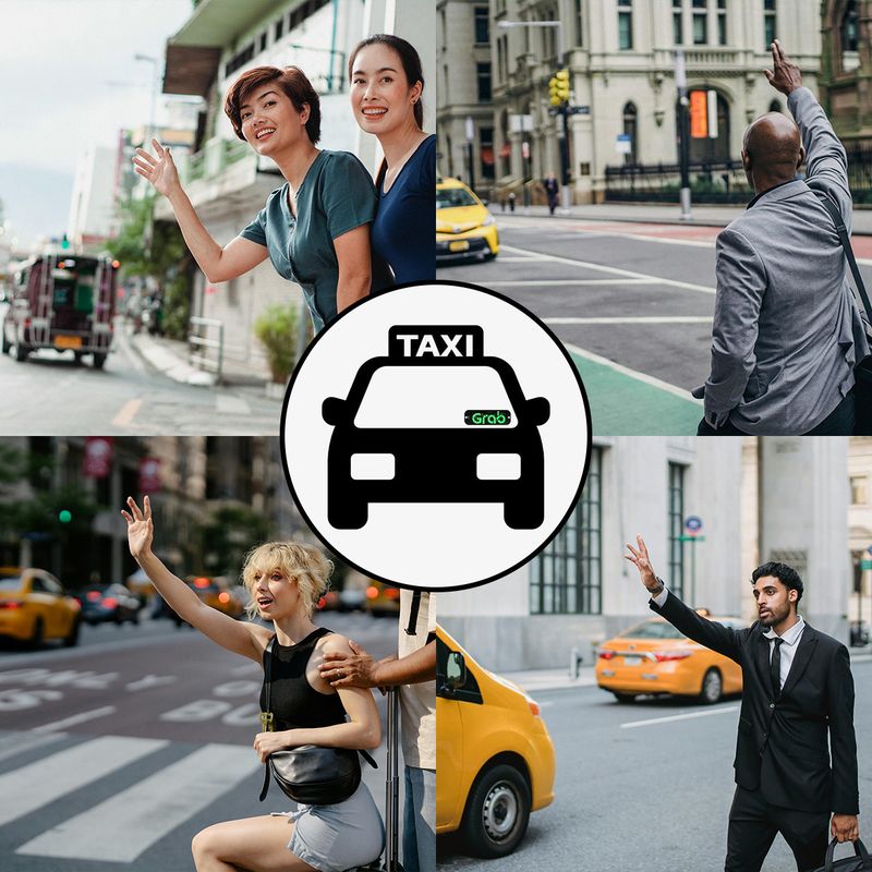 Roof GRAB Taxi TAXI Car USB License Plate Indicator Didi Light_autovado.com