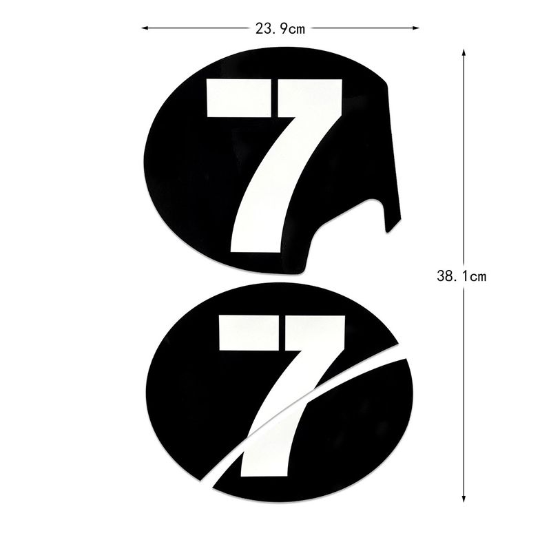 Suitable for Vespa Vespa car body modification GTS300 GTV no. 6 waterproof decals_autovado.com