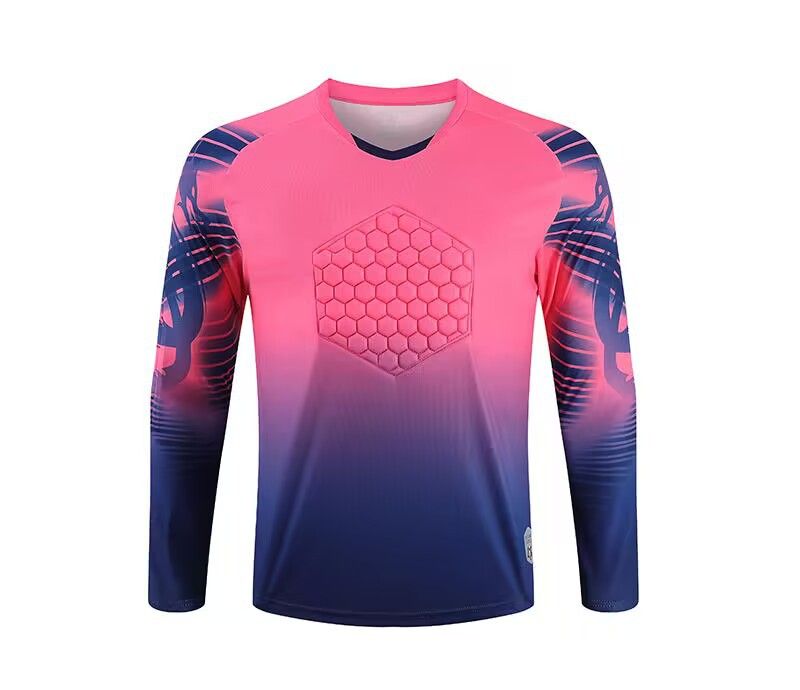 Men's Clothing goalkeeper uniform long sleeve training competition cross-border goalkeeper uniform jersey chest elbow pads football uniform suit_autovado.com