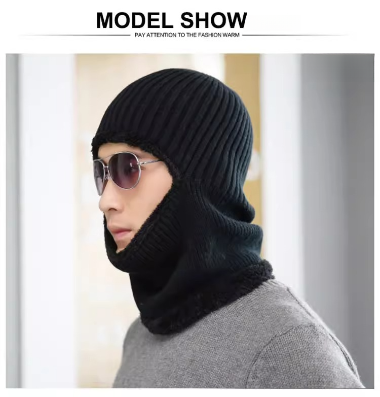 Warm Headgear For Men And Women, Windproof Hat, Cold-Proof Mask, Winter Cycling Neck Warmer, Face Shield, Electric Bike_autovado.com