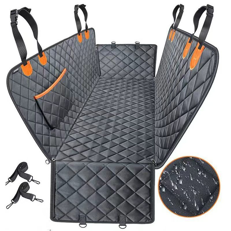 Pet Supplies Outdoor Travel Pet Travel Car Rear Seat Anti scratch Mat Oxford Cloth Waterproof Cat Car Mat_autovado.com