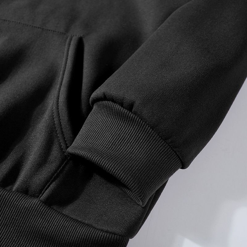 Men's Clothing Solid color sweatshirt zipper hoodie blank cardigan zipper hoodie sweatshirt spot_autovado.com