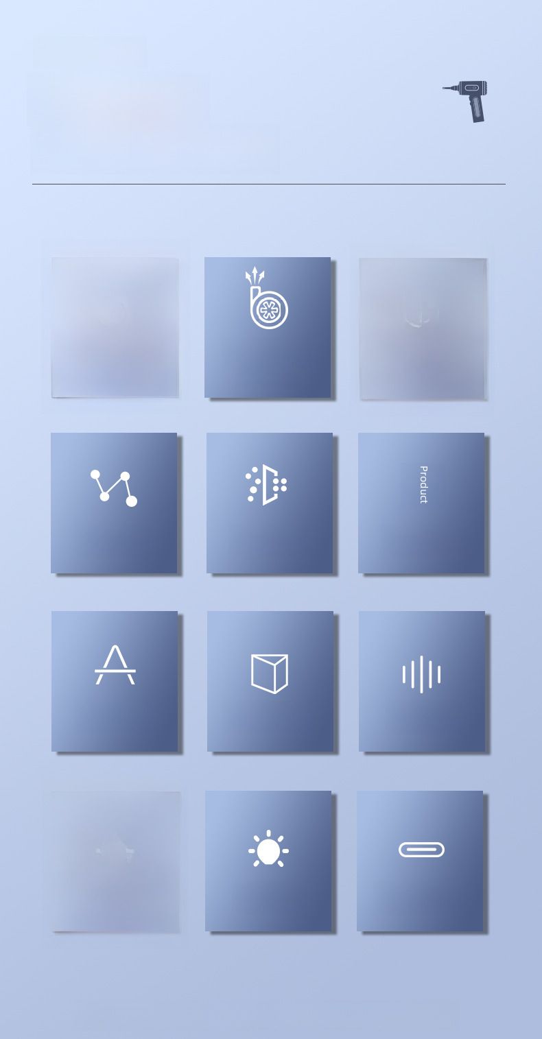 New dust blower blowing and suction integrated handheld high power 50000RPM portable vacuum cleaner for car with digital display_autovado.com