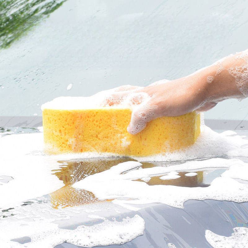 Car Large Size, Sponge, Water Absorbing, Thickened Honeycomb Sponge Block, Washing Tool, Car Cleaning Tool_autovado.com