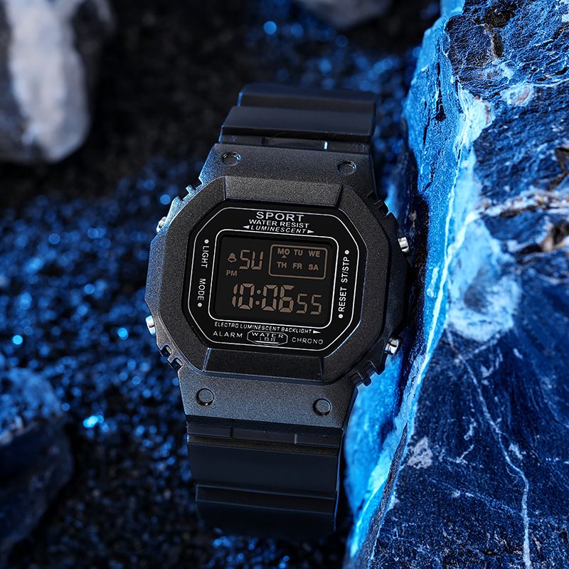 Unisex Unicorn Couple Square Electronic Watch Student Watch Women's Simple Luminous Waterproof Sports Men's Fashion Watch_autovado.com