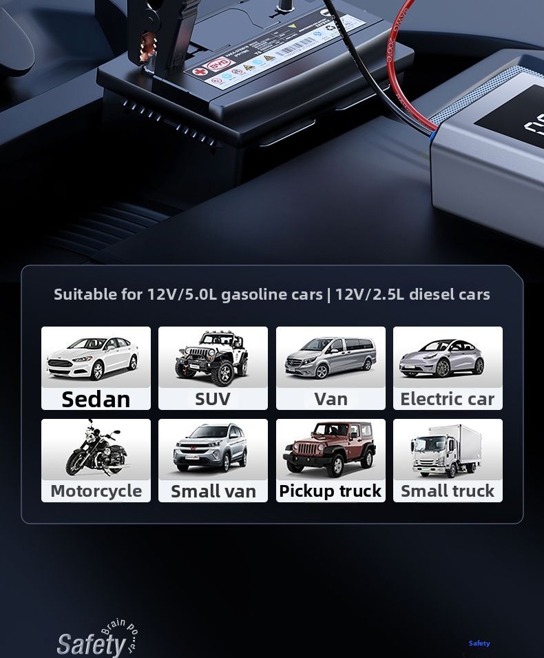 ZHINANCHE.| Electric Car Inflator & Emergency Jump Starter_autovado.com