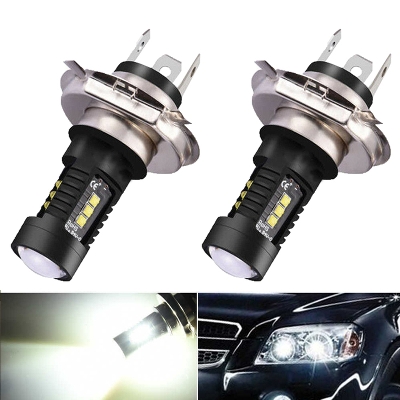 Yuanmheng 2Pcs H4 9003 60W 6000K Car Vehicle LED Headlight High Low Beam Fog Lamp Bulb_autovado.com