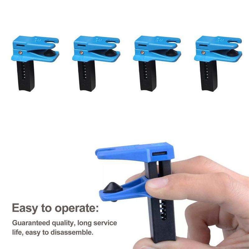 compatible With Multiple Sizes Automotive Repair And Maintenance Hardware Tools. 4-piece Set Of Vertical Oil Pipe Clamps_autovado.com