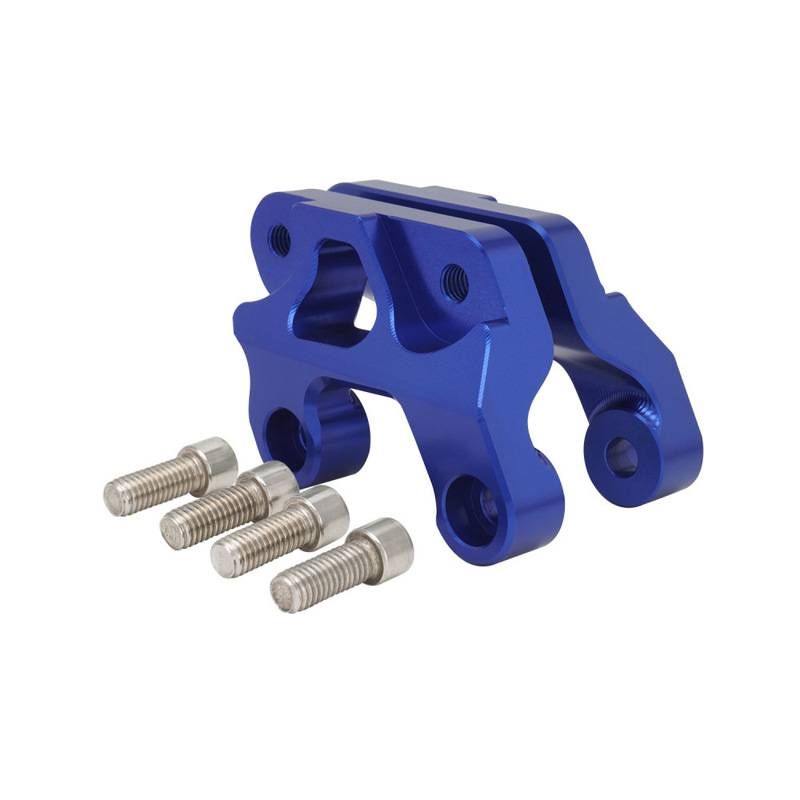 E-Bike Footpeg Lowering Bracket Kit - Heavy-Duty CNC Aluminum Alloy - Compatible With Most Electric Dirt Bikes (Black/Red/Silver/Blue/Gold/Orange)_autovado.com