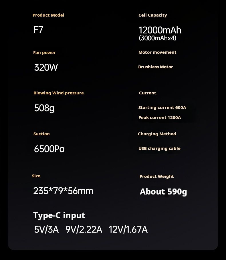 Newman/Newsmy Powerful Brushless Turbo Fan Car Multi-Function All-in-One Jump Starter Power Boost Tool_autovado.com