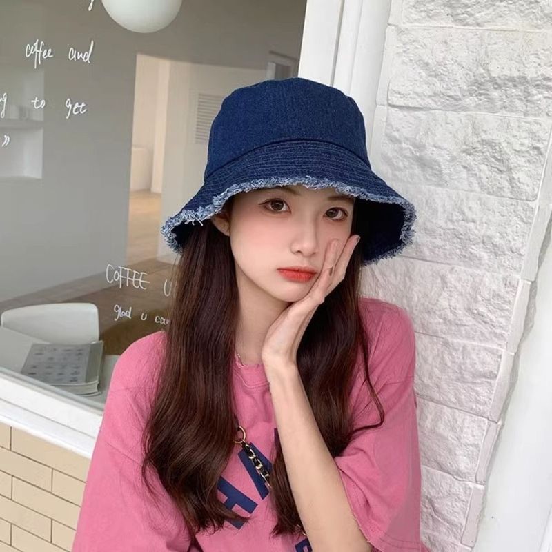 Hot Sale Cotton Bob Panama Summer Y2K Style Jeans Foldable Fishing Sun Travel Outdoor Bucket Hat Men Women_autovado.com