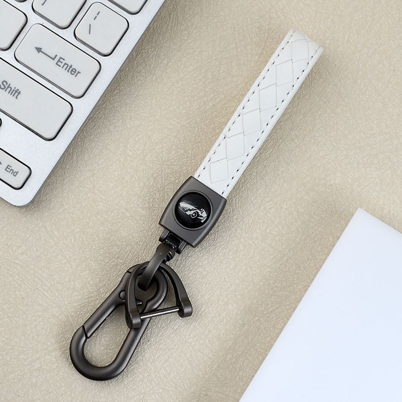 Diamond Couple Keychain Pendant Diamond Leather Car Keychain Key Accessories Bag Ornaments Horseshoe Buckle_autovado.com