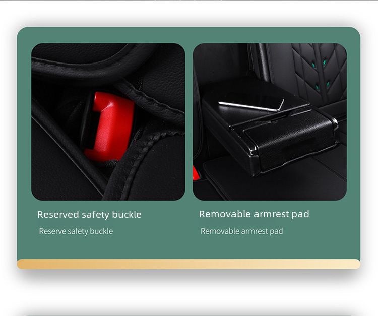 Winter Car Cushion Seat Cover Full Surrounding Four Seasons General New Leather Seat Cover Linen Leather Seat Cushion Seat Cover_autovado.com