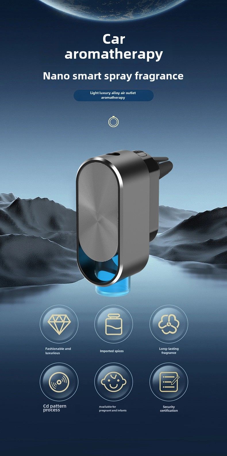 USB Car Diffuser – Colorful Aromatherapy Machine For Home/Office/Car (Long-Lasting & Odor Eliminator)_autovado.com