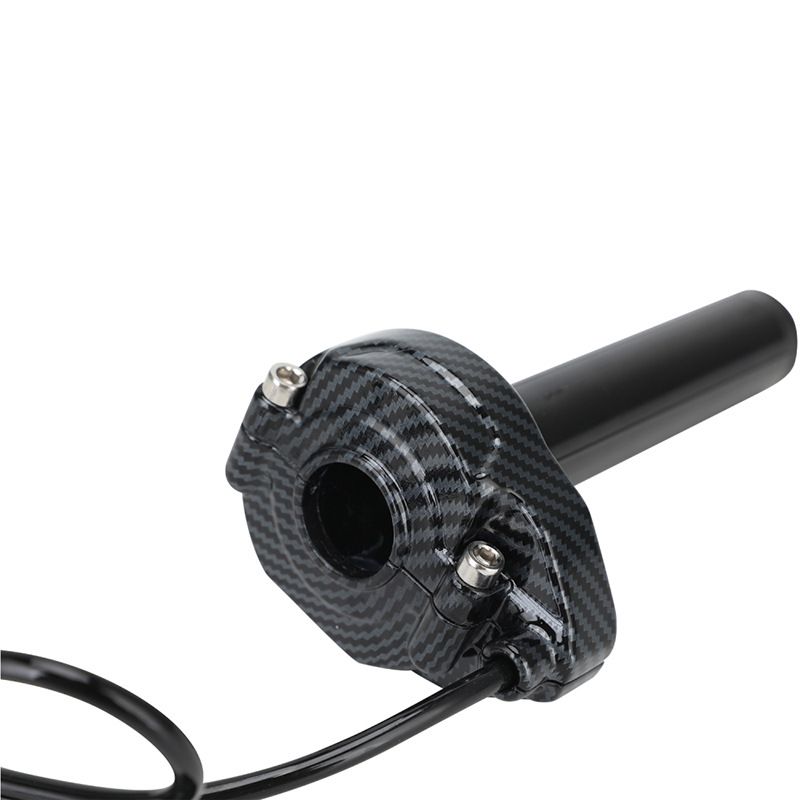 Electronic Throttle Grip For X/S Motorcycle - 2nd Gen (Carbon Fiber Look) - Universal Fit For Custom Bike Upgrades_autovado.com