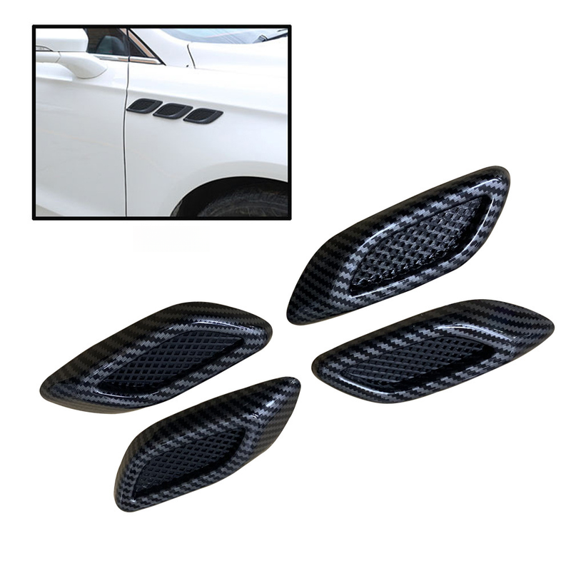Suitable For Car Fender Side Carbon Fiber Body Decoration Stickers Personalized Modification Universal_autovado.com