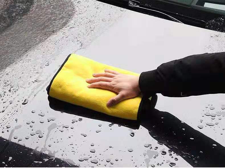 High Density Wash Coral Velvet Double-sided Thickened Car Towel, Household Glass Cleaning Towel Can Be Added_autovado.com
