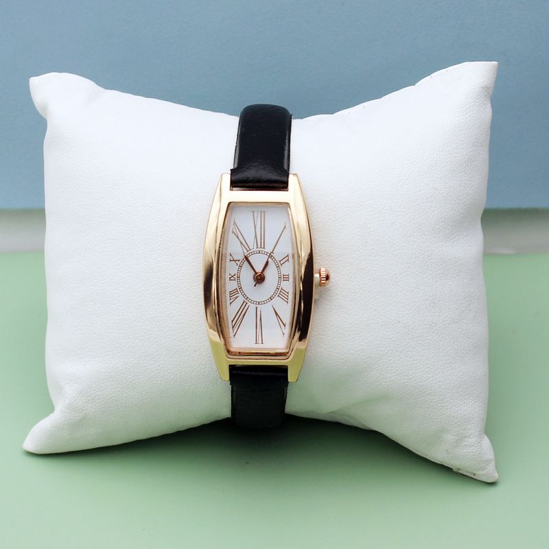 Women's square watch belt quartz watch_autovado.com