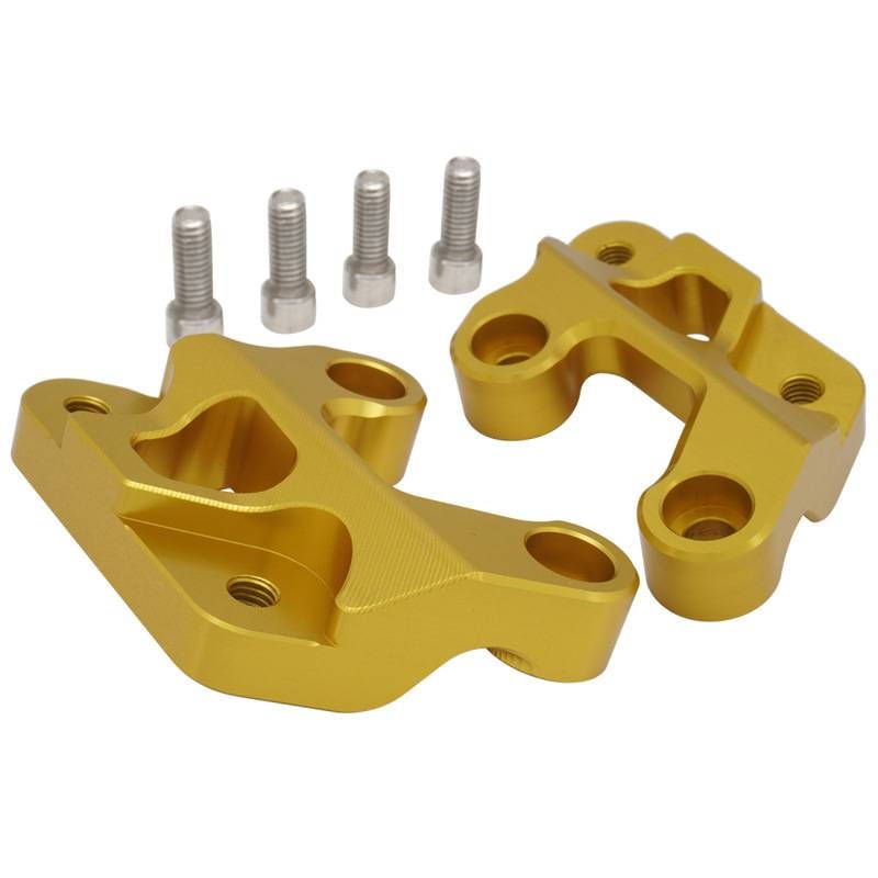 E-Bike Footpeg Lowering Bracket Kit - Heavy-Duty CNC Aluminum Alloy - Compatible With Most Electric Dirt Bikes (Black/Red/Silver/Blue/Gold/Orange)_autovado.com