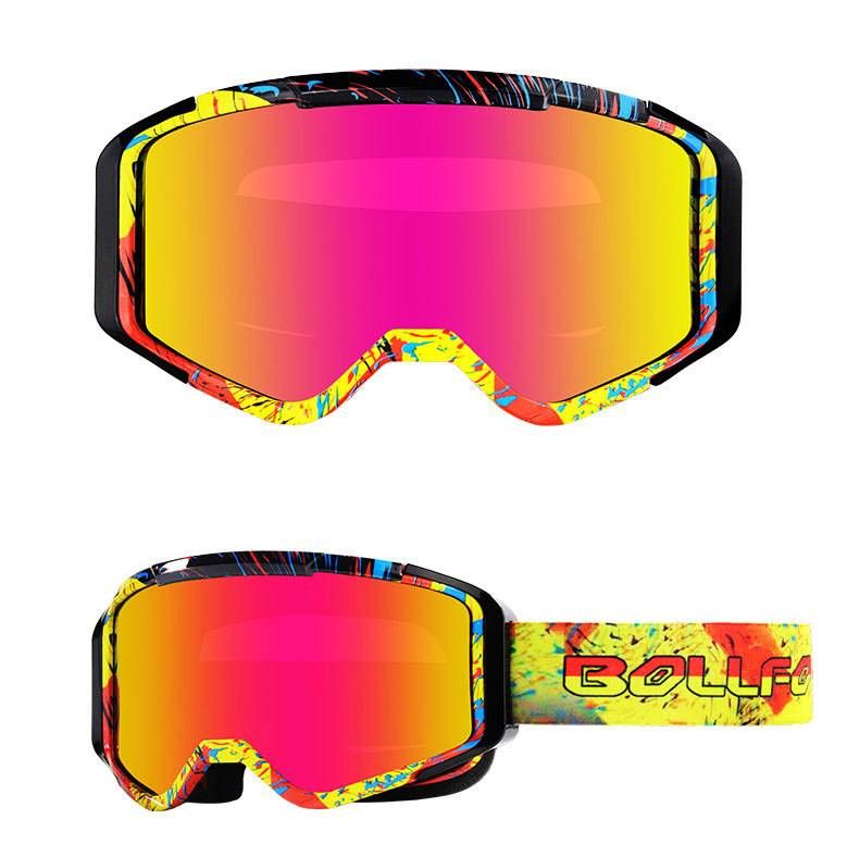 Motorcycle Goggles For Adults – UV Protection, Anti-Fog, Interchangeable Lenses – Off-Road, Motocross, ATV Riding – Lightweight & Durable PC Frame_autovado.com