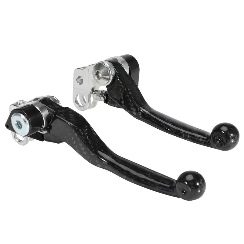Carbon Fiber Motorcycle Brake & Clutch Levers - Lightweight & Durable Upgrade For Enhanced Control (Compatible With Multiple Models)_autovado.com