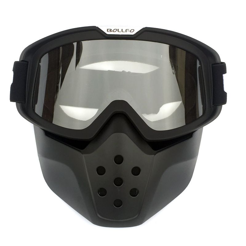 Retro Motorcycle Goggles – Anti-Fog, UV Protection, Interchangeable Lenses – Off-Road, Motocross, Cycling – Durable PC Frame_autovado.com