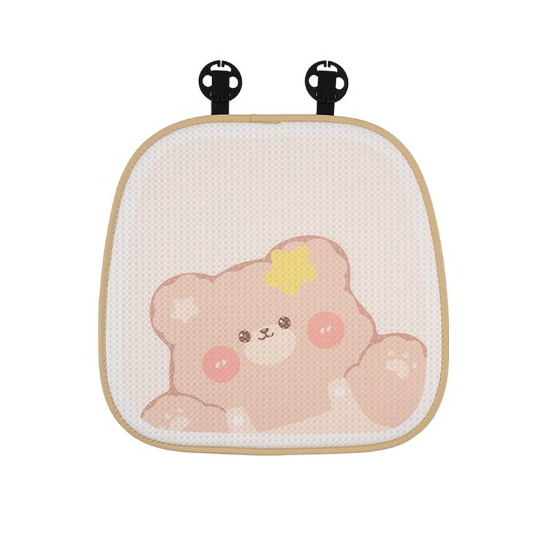 Cute Cartoon Women's Seat Cover Universal Anto Interior Accessories Fashion Anti Slip Breathable Girl Car Cushion Covers_autovado.com