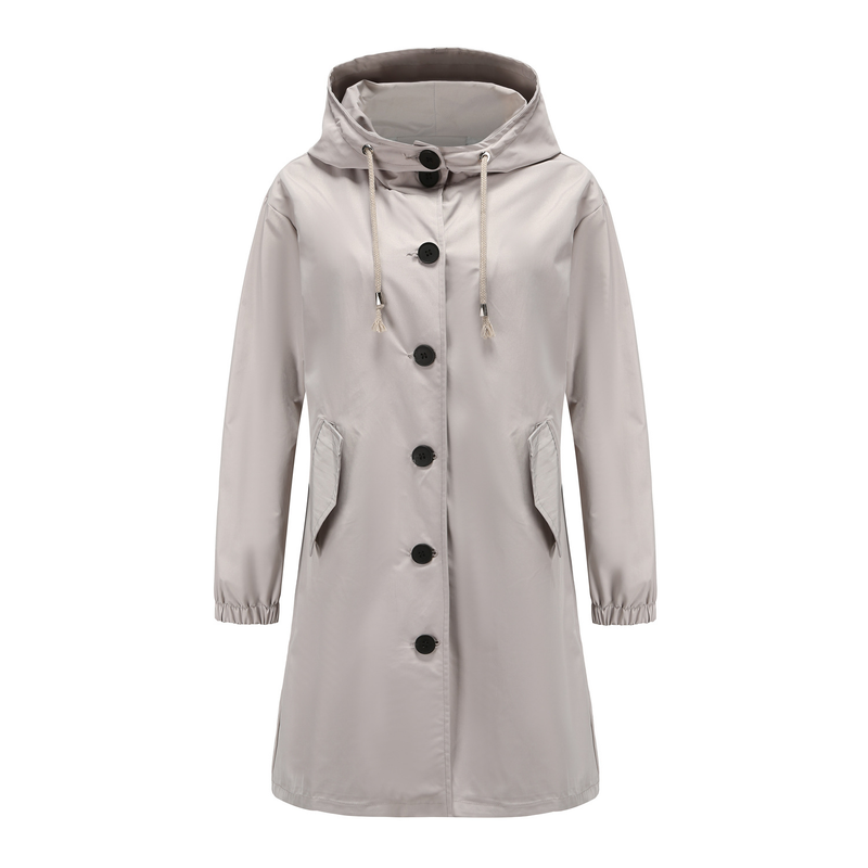 new anti splash hooded windbreaker women's casual long coat women's loose large size outdoor windbreaker 23_autovado.com