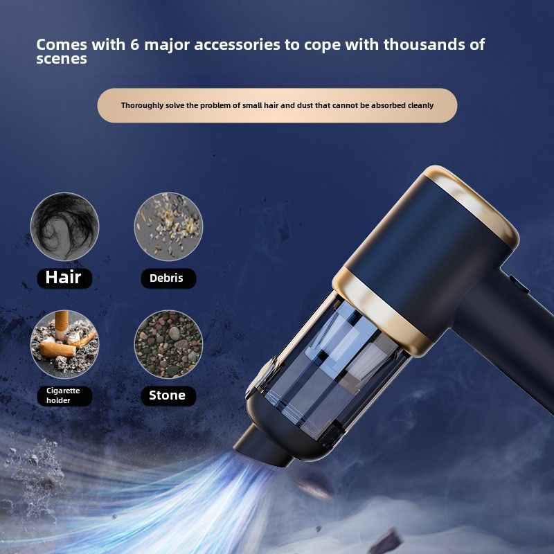 Car vacuum cleaner suction and blowing integrated wireless large suction vacuum cleaner charging car household electric dust blower_autovado.com