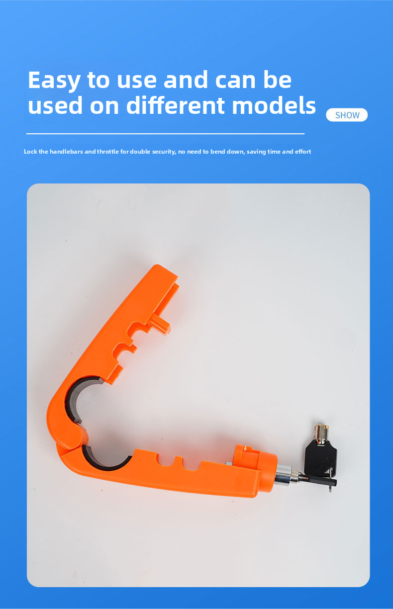 Electric Bike Brake Motorcycle Anti-theft Scooter Bicycle Handlebar Horn Lock Modification_autovado.com