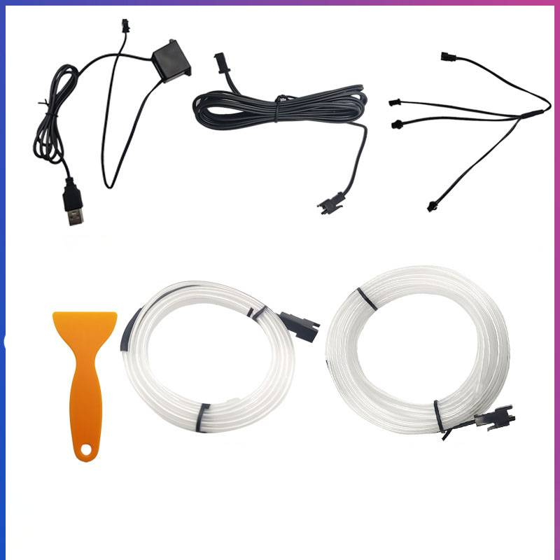 EL cold light guide car atmosphere light bar car atmosphere light universal model _autovado.com