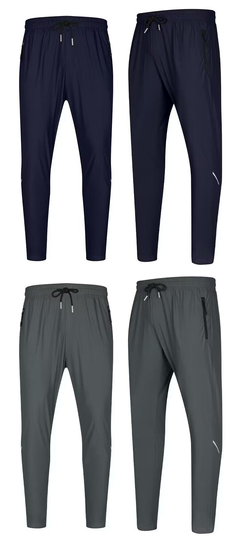 Men's Clothing Sports Trousers Thin Fitness Running Casual Pants Slim Elastic Quick-Drying Breathable Trousers_autovado.com