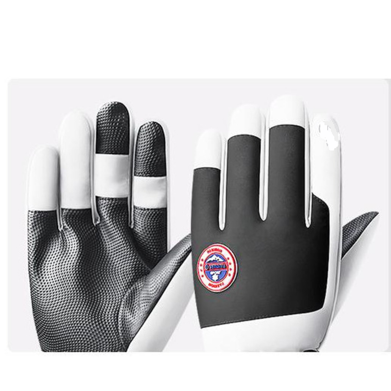 Winter skiing gloves, touch screen, motorcycle, plush insulation, thick riding, waterproof, windproof, cold resistant,_autovado.com