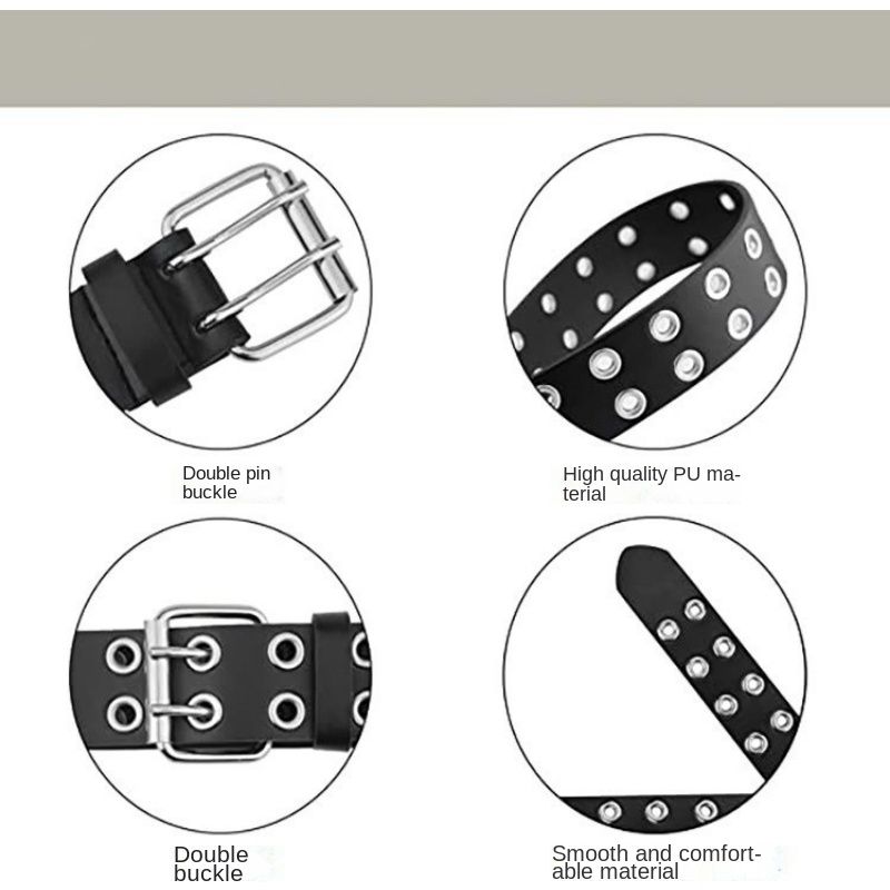 HOT Fashion Alloy Women Belts Chain Genuine New Punk Style Metal Pin Buckle Leather Men Waistband for Jeans_autovado.com