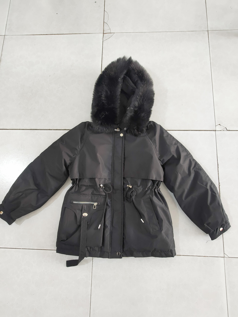 Women's Winter Jacket Fashionable and Versatile Plus Velvet Thick Fur All-in-One Jacket_autovado.com