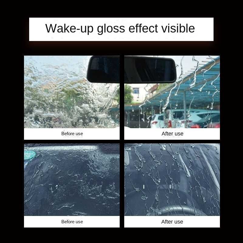 Self-Lubricating Coating Handle For Automotive Glass, Windshield, Side Windows, And Rearview Mirrors - Oil Film Removal Coating Handle Brush_autovado.com