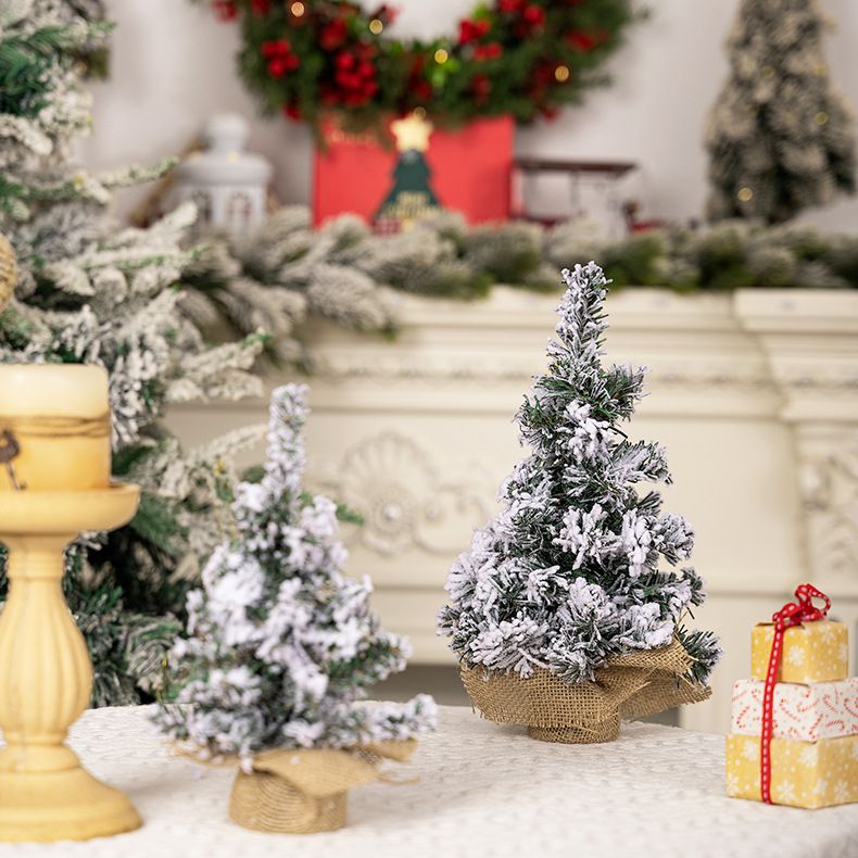 Christmas decorations Creative Christmas Tree Mini tree Tabletop decoration Christmas snow spray tree_autovado.com