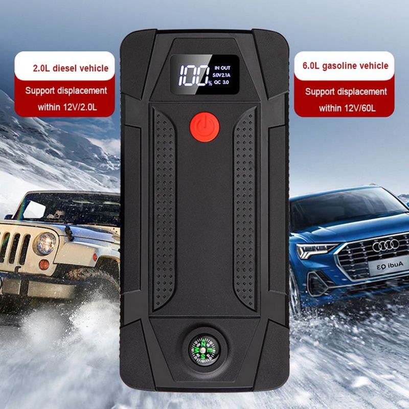 12V 20000mAh Car Jump Starter Power Bank With LED And Compass - R22_autovado.com