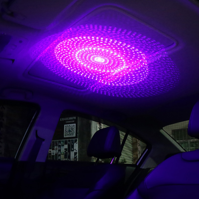 Ambient Star Light Starry USB Metal Modified Roof Interior Decor Lamp Projector for Car_autovado.com