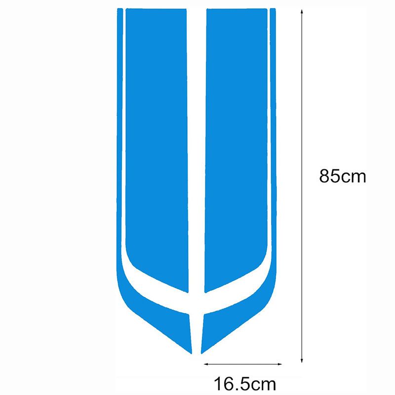Car Machine Cover Decorative Striped Stickers, Suitable For All Cars, SUVs, Off-road Vehicles, Universal Stickers_autovado.com