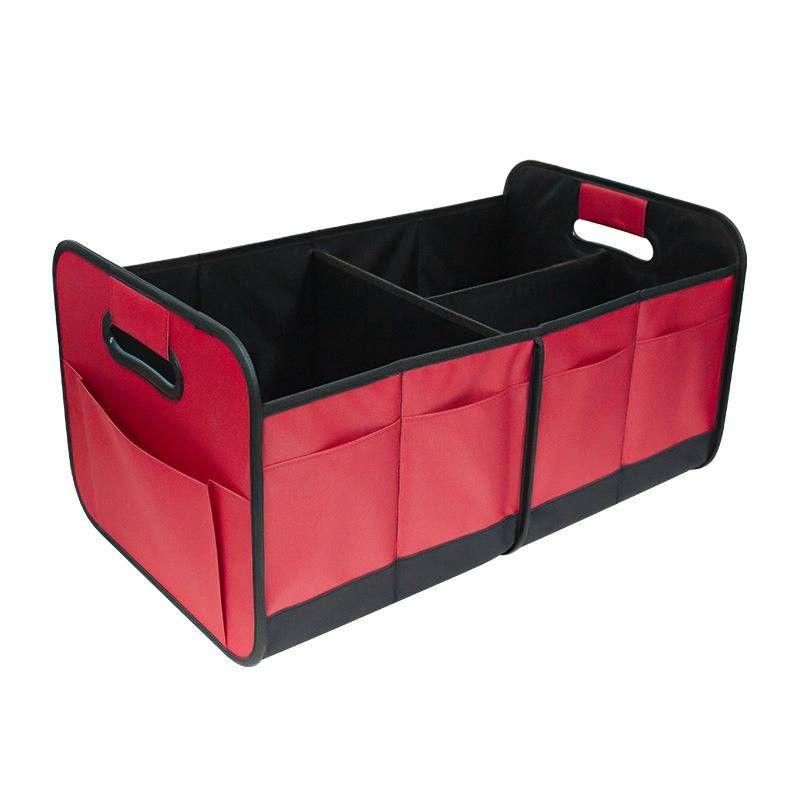 Car Storage Organizer – Foldable Oxford Trunk Box (Waterproof & Multi-Compartment)_autovado.com