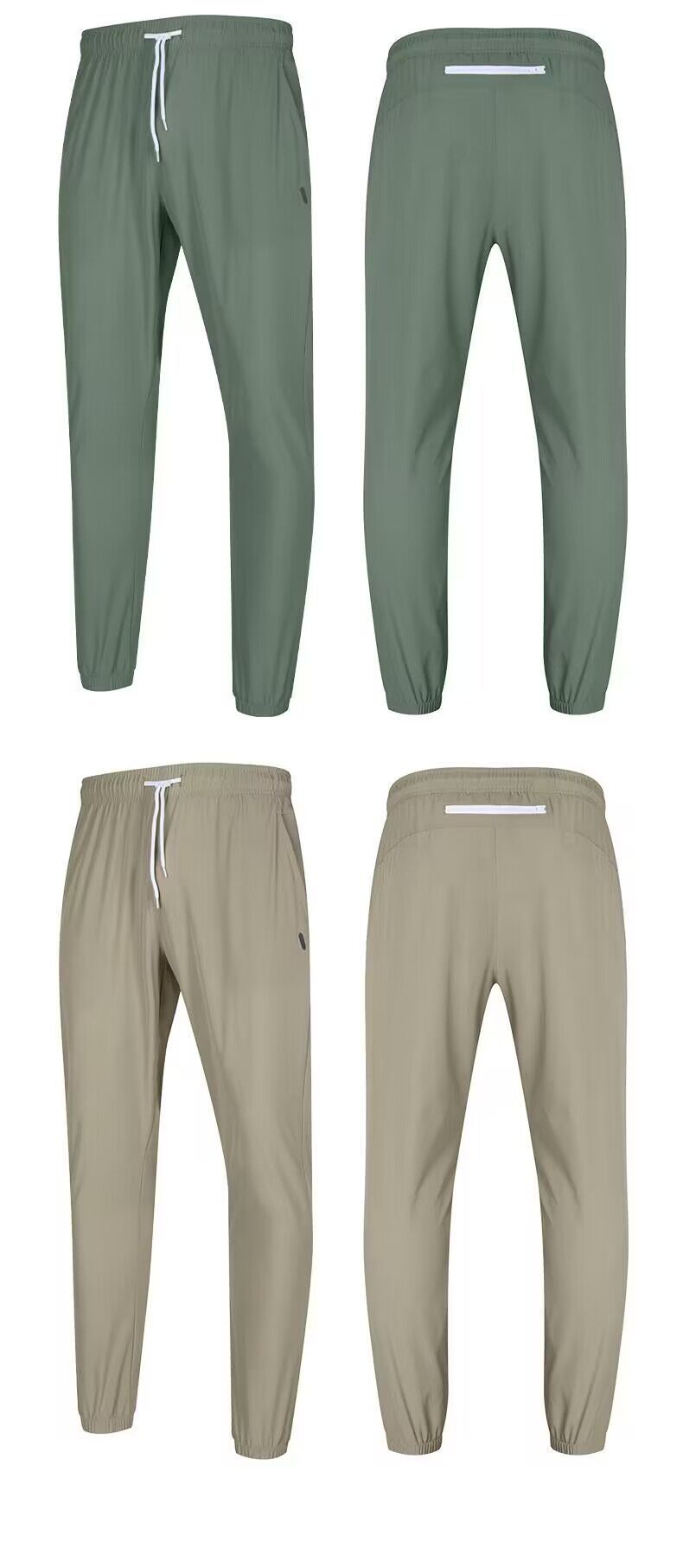 Men's Clothing Sports Trousers Thin Fitness Running Casual Pants Slim Elastic Quick-Drying Breathable Trousers_autovado.com