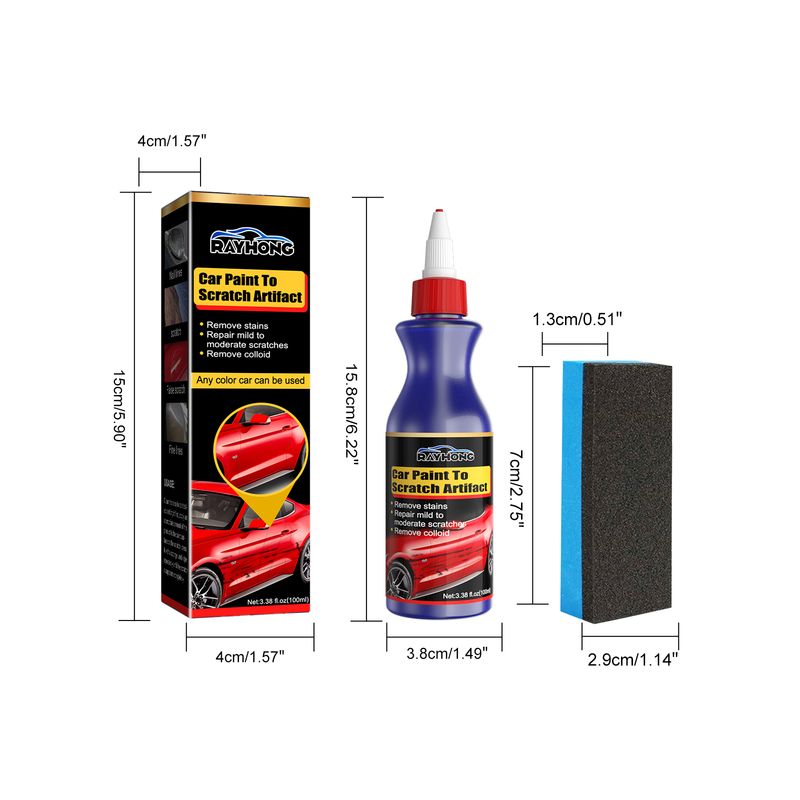 Rayhong Car Paint To Scratch Artifact, Remove Paint Scratches Repair Protection Scratches Decontamination Polishing_autovado.com