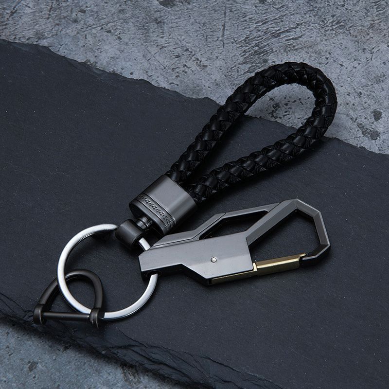 Car Key Chain Pendant Men's High Grade Rope Key Chain Braided Rope Anti Lost Motorcycle Key Chain Pendant_autovado.com