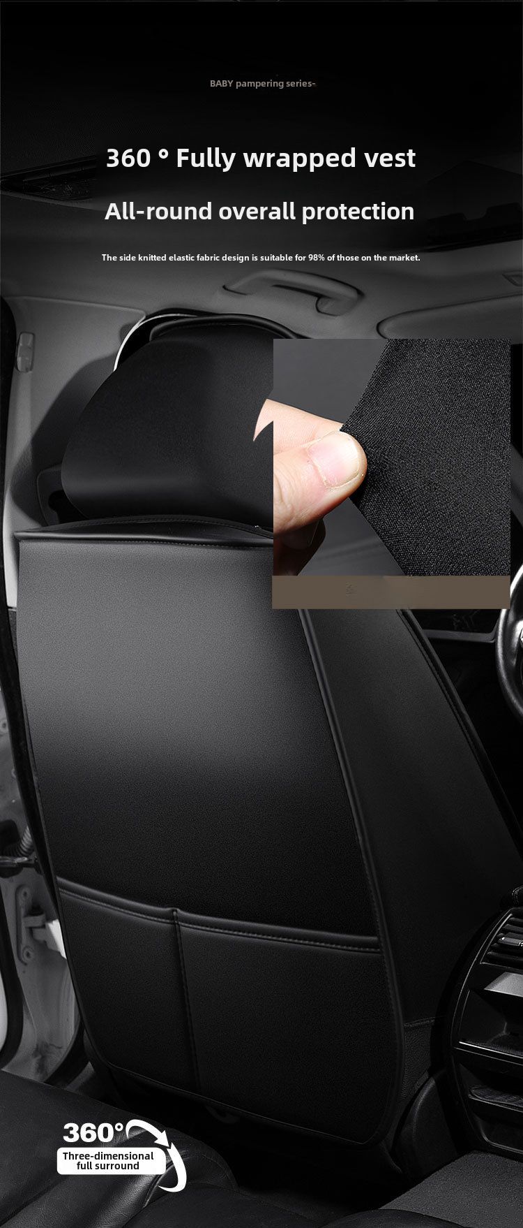 New Crown All-inclusive Full Leather Diamond Four Seasons Car Cushion Four Seasons Universal Dog Head Cartoon Car Seat Cover_autovado.com