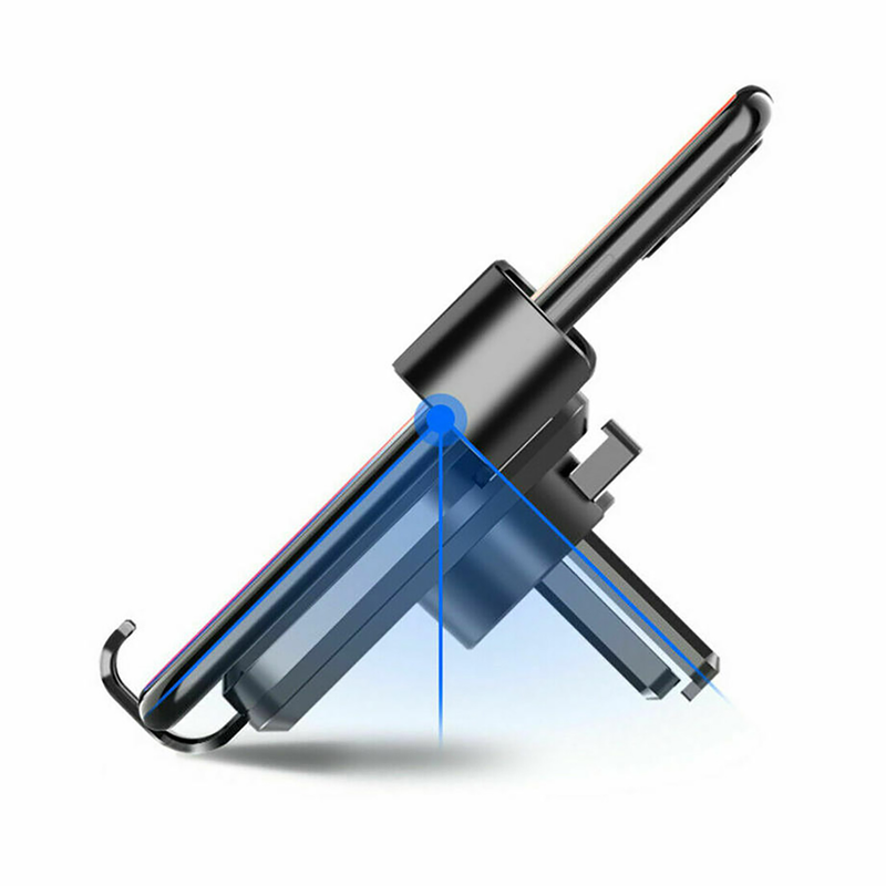 Fuzhongfu Phone Mount Air Vent Clip Triangle Stability Sturdy Gravity Car Phone Holder for Car_autovado.com