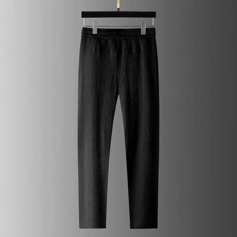 2Pcs/Set Summer Outfits Men's Sets Pure Color Short Sleeve Shirts Pants Two Piece Set Men Tracksuits спортивный костюм_autovado.com