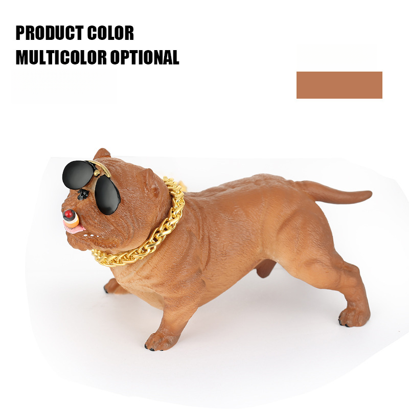 Bull Terrier Personality Creative Interior Sedan Dashboard Decoration High-end Car Accessories_autovado.com